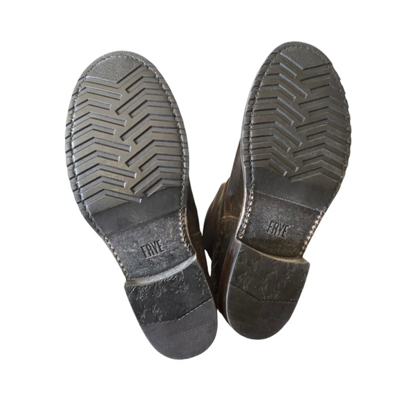 Frye Women's Veronica Short Brown Distressed Boots- Size 6.5 NIB - Picture 7 of 8